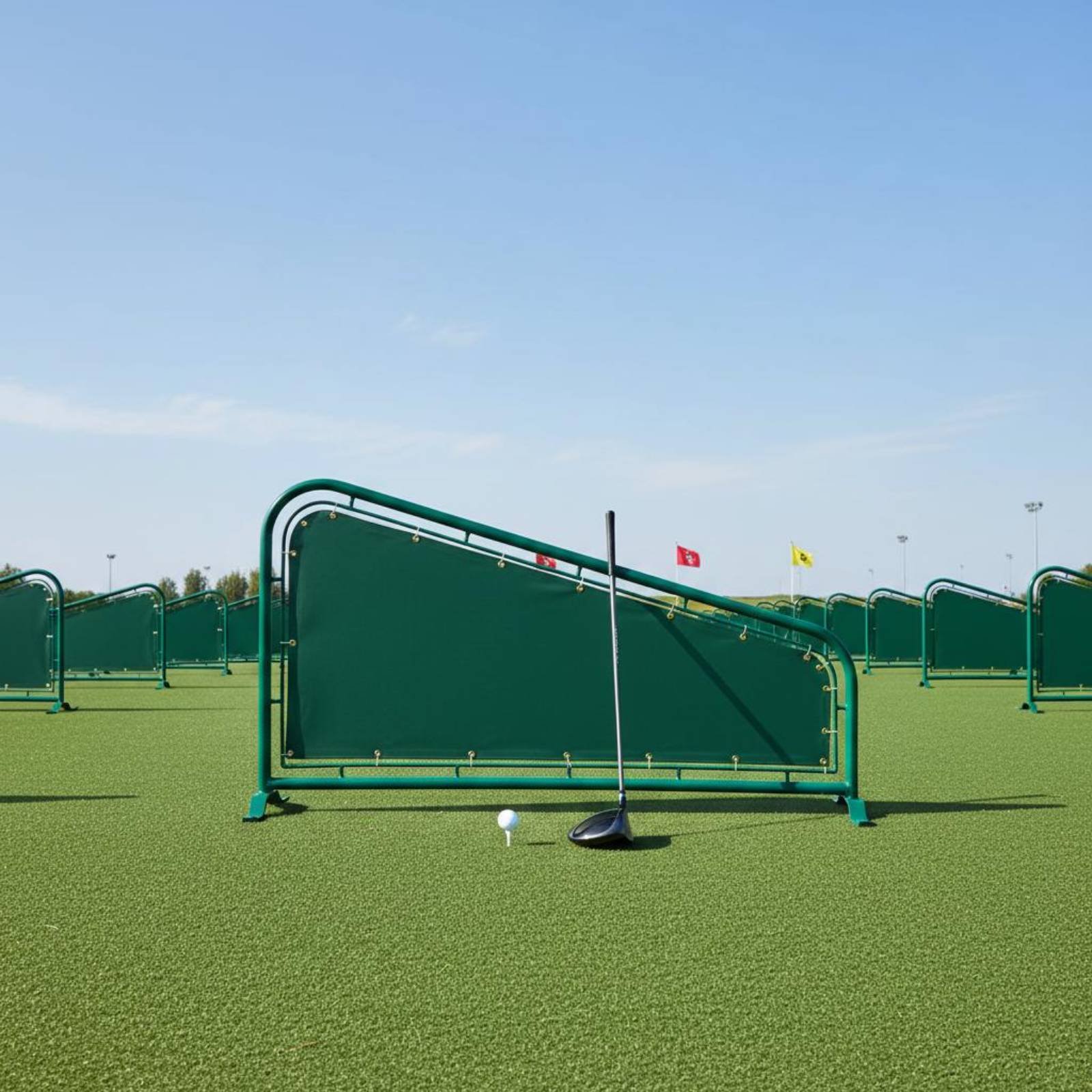 Heavy Equipment Usa - Divisor de Golfe em Lona Reforçado