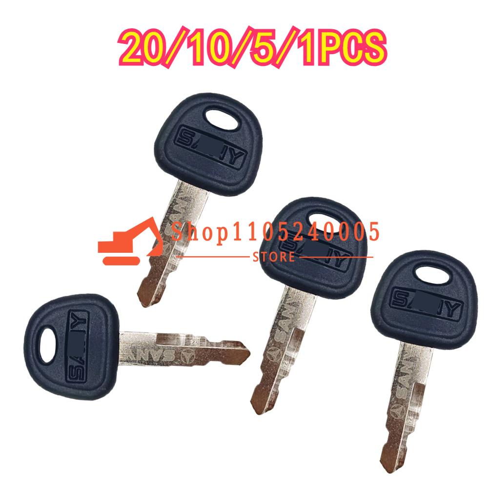 Heavy Equipment Brands - 20/10/5/1 PCS Novas chaves de ignição
