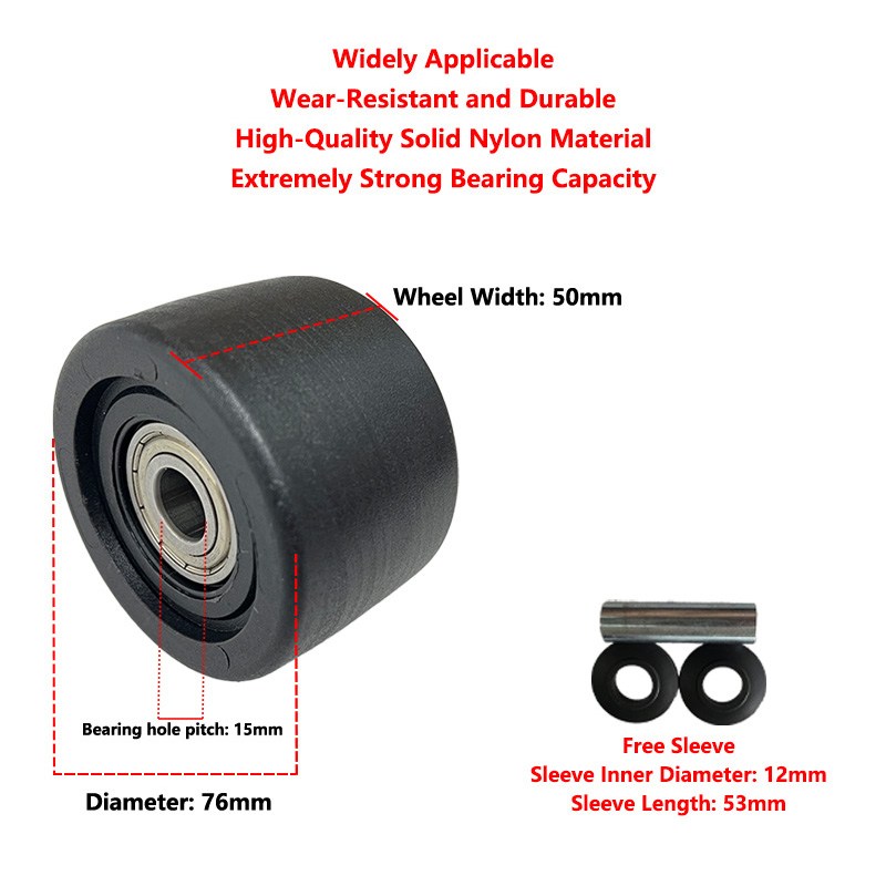Heavy Equipment Parts - Roda de Nylon Industrial de 3