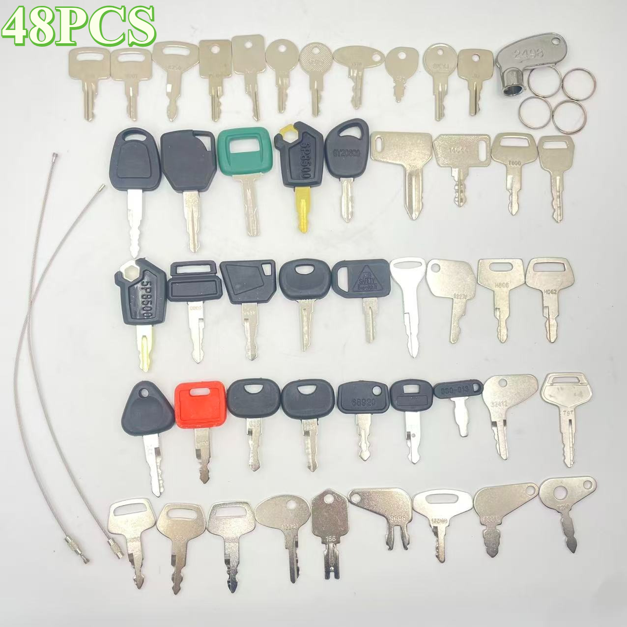 Heavy Equipment Bobcat - Conjunto de 48 chaves para equipamentos