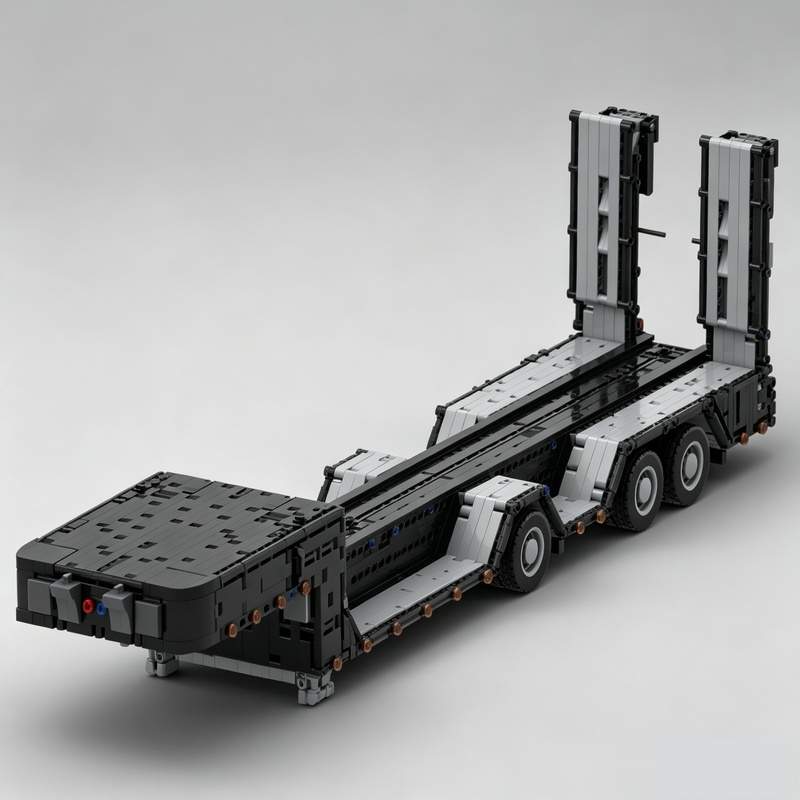Heavy Equipment Education - 3931 Peças Reboque Lowboy para Transporte
