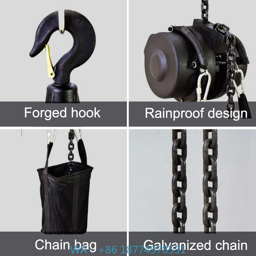 Electric Chain Hoist - Talha de corrente elétrica 500kg 1t