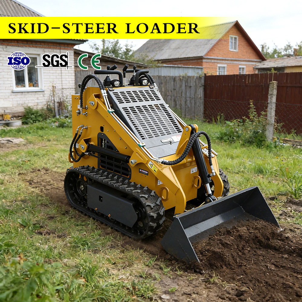 Heavy Equipment Brands - Minicarregadeira Pesada com Acessório de Esteira