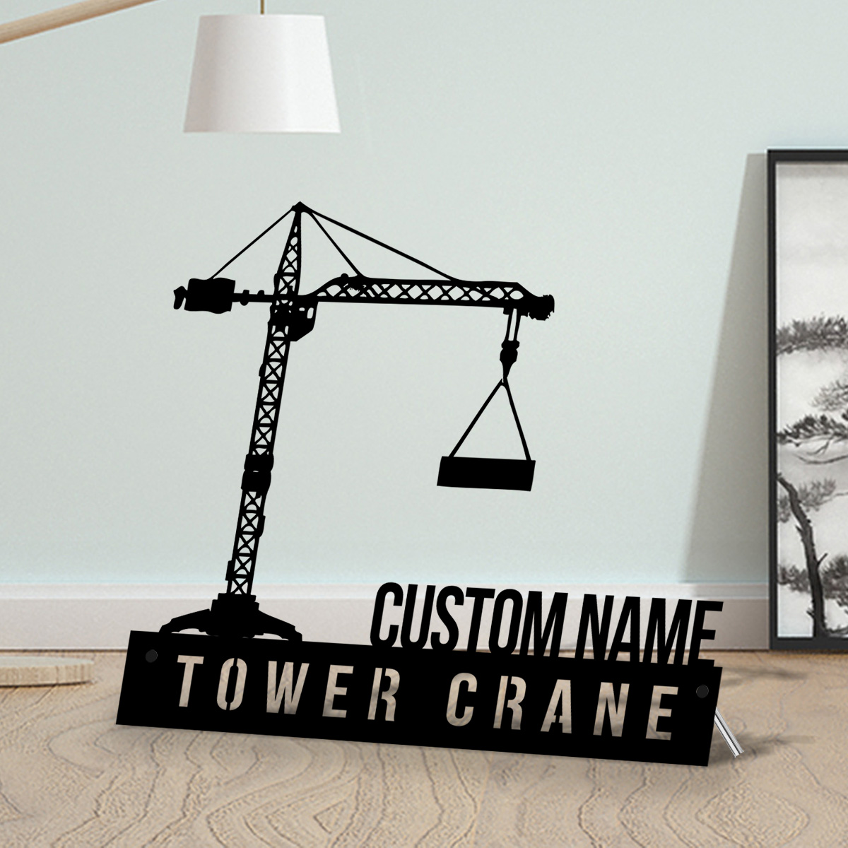 Placa de nome personalizada pa - Heavy Equipment Sign avaliação e preço