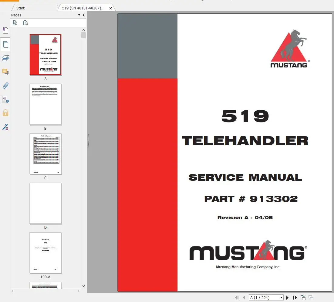 AutoDVD Mustang Machinery Equi - Heavy Equipment Usa avaliação e preço
