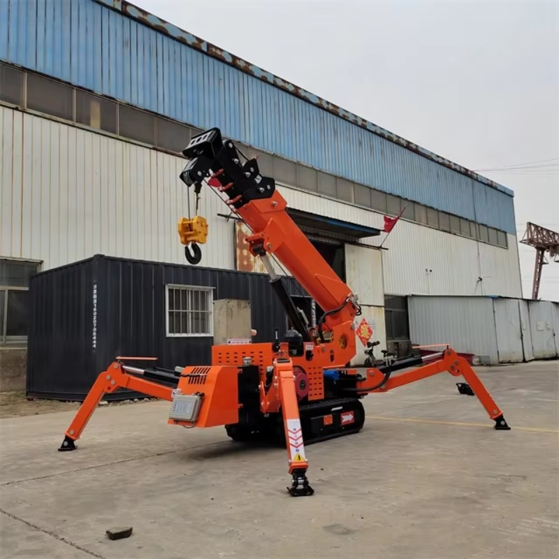Mini Guindaste Aranha Compacto - Heavy Equipment Crane avaliação e preço