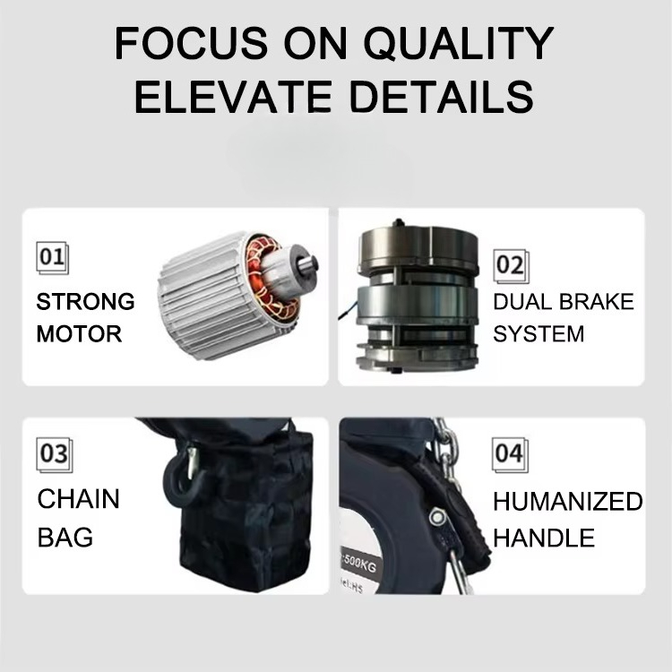 Talha de corrente elétrica 500 - Electric Chain Hoist avaliação e preço