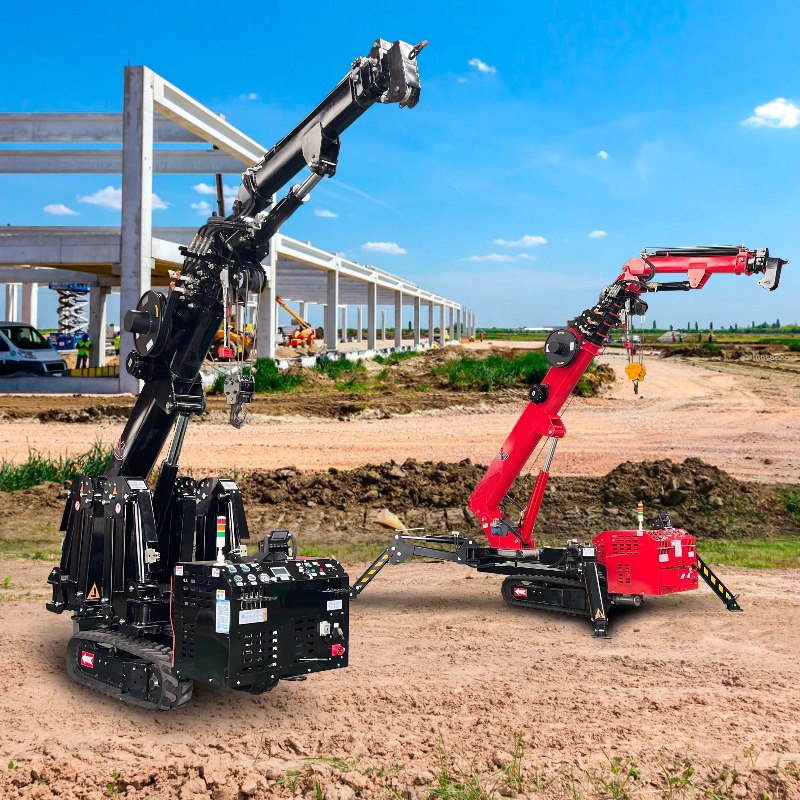 Mini Guindaste Aranha Compacto - Heavy Equipment Crane avaliação e preço