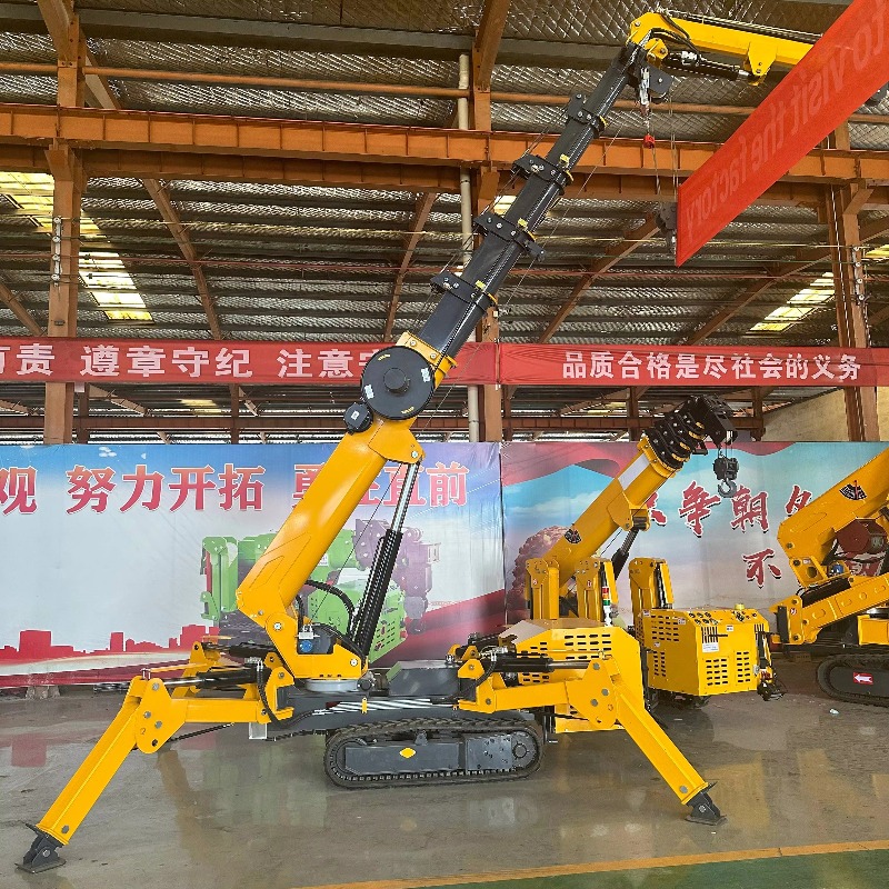Mini Guindaste Aranha Compacto - Heavy Equipment Crane avaliação e preço