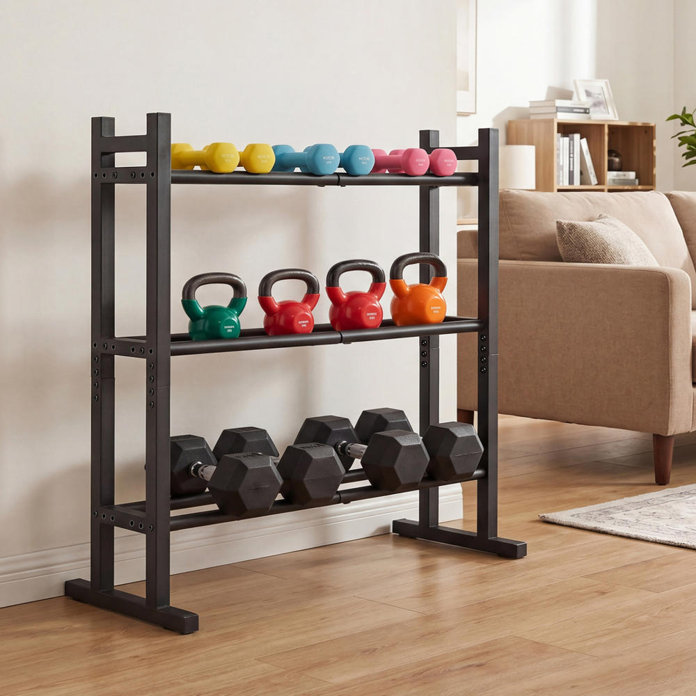 Suporte para Halteres de 3 Nív - Heavy Equipment Storage avaliação e preço