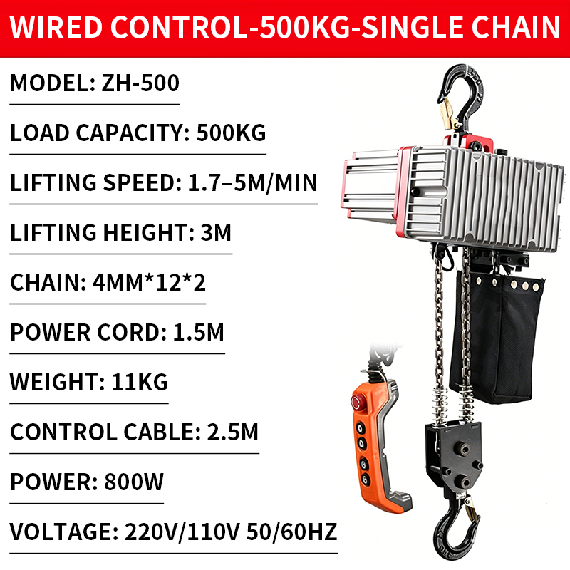 Guincho de Cadeia Compacto Min - Electric Chain Hoist avaliação e preço