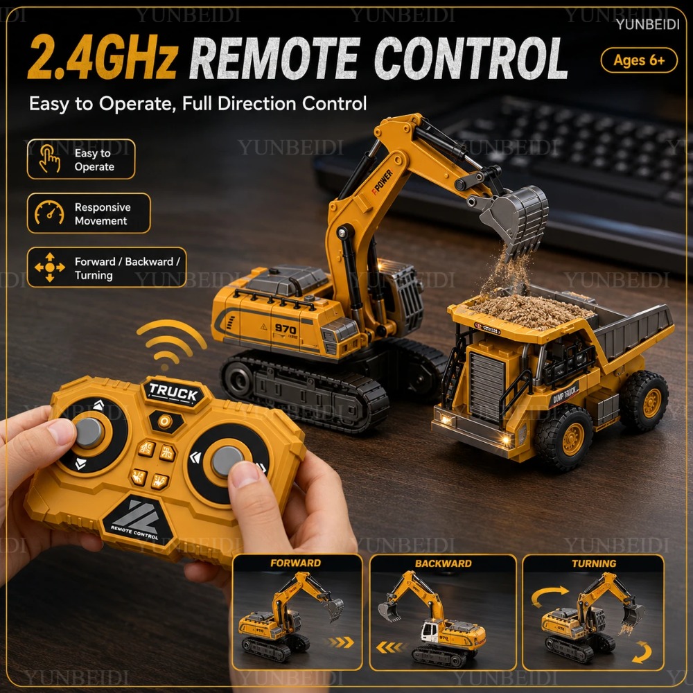 Mini Carro de Controle Remoto  - Heavy Equipment Crane avaliação e preço