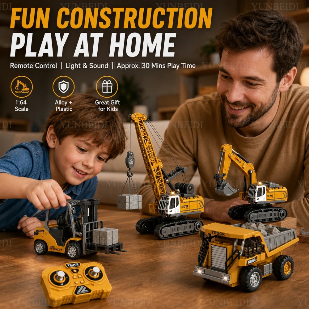 Mini Carro de Controle Remoto  - Heavy Equipment Crane avaliação e preço
