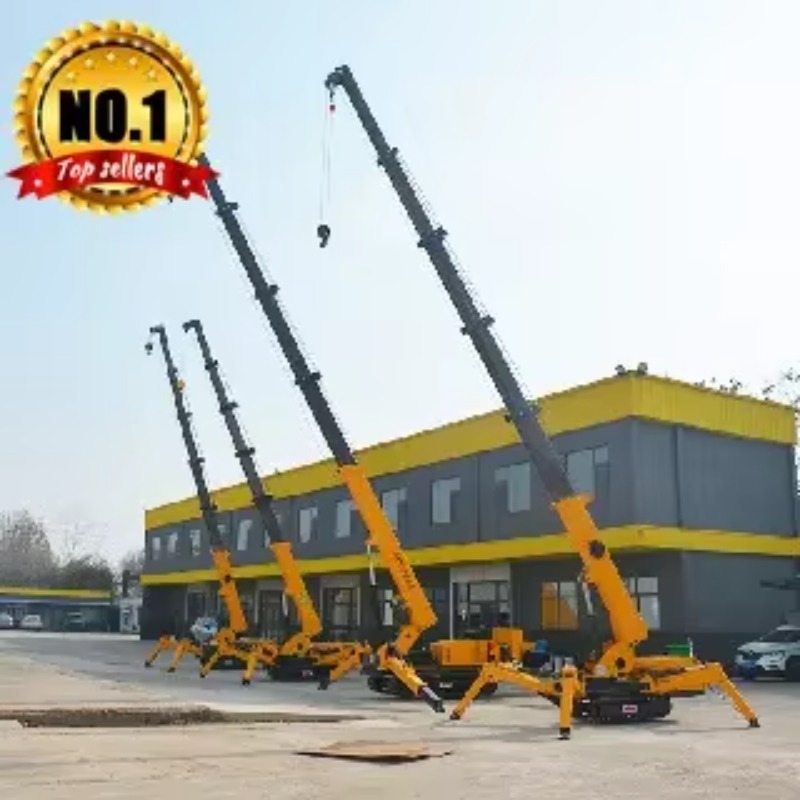 Guindaste Aranha Hidráulico 8T - Heavy Equipment Crane avaliação e preço
